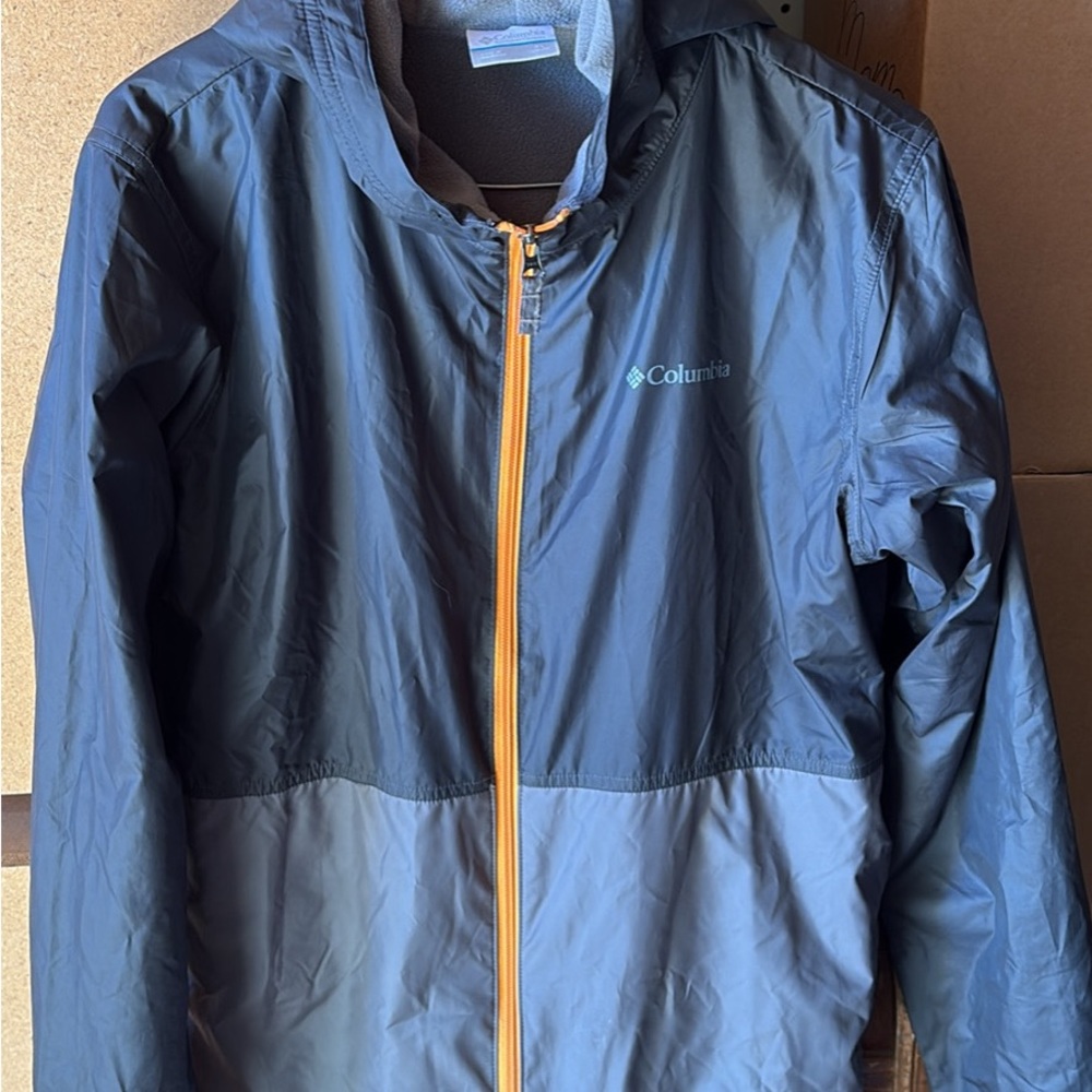Columbia Blue and Gray Windbreaker